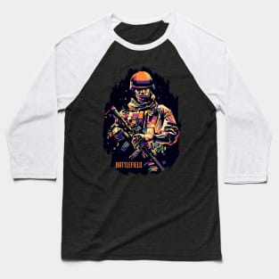 battlefield game WPAP Baseball T-Shirt